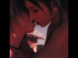 tifa and aerith final fantasy edit 2160p